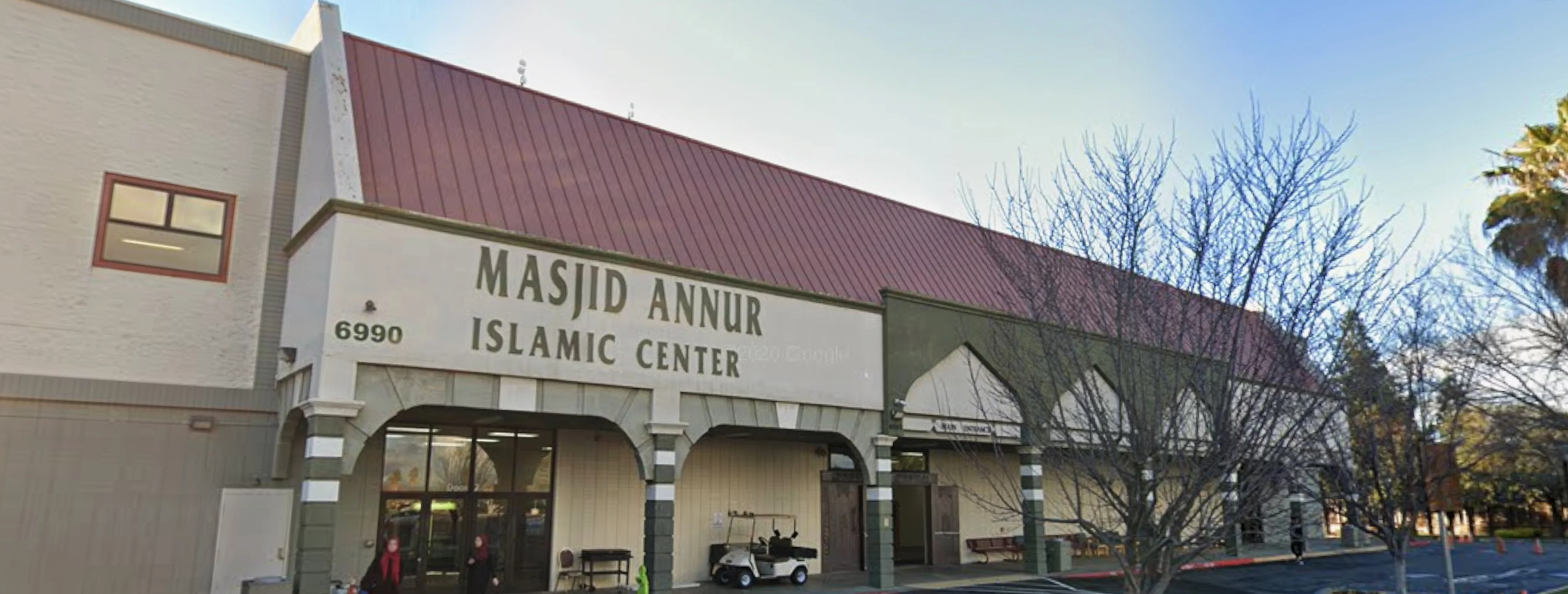 Exterior view of Masjid Annur Islamic Cente Sacramento building